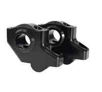 Elevadores Barra Manillar Elevador Manillar Universal De 7/8 "y 22,2 Mm Kit Compensación Elevadores Manillar Motocicleta Extensión Hacia Atrás Elevador Movido(Gloss Black)