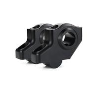 Elevadores Barra Manillar Elevador Manillar Universal De 7/8 "y 22,2 Mm Kit Compensación Elevadores Manillar Motocicleta Extensión Hacia Atrás Elevador Movido(Matte Black)