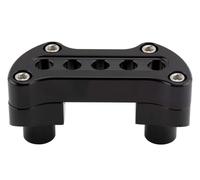 Elevadores Barra Manillar Para Dyna Para Street Para Bob Para Softail Para Low Para Rider Para Fat Para Bob Para Sportster Para XL883 1200 Elevador Manillar(Black)