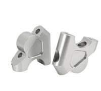 Elevadores Barra Manillar Para R 1200 GS Para LC Para R1200GS Para Adventure Para ADV 1250 Para R1250GS Para S1000XR Elevador Manillar 32 MM(Silver)