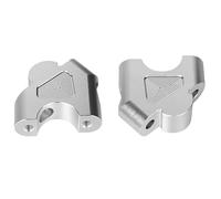 Elevadores Barra Manillar Para R1200GS Para R1250GS Para R1250RS Para S1000XR Para R1200R Para Adventure Para ADV Elevador Manillar Con Montaje Trasero 32 Mm Clip Elevadora Manillar(Silver)