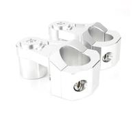 Elevadores Barra Manillar Para Vulcan 1700 Para Vaquero Para Vulcan 1700 Para Voyager Para Vulcan 1700 Para Vaquero Elevadores Manillar Motocicleta 32 Mm(Silver)