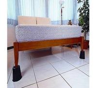 Elevadores Cónicos para Camas/Sillas, Soportes Alza Muebles Elevación, Patas de Elefantes ECO-PVC/Negro