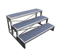 Elevadores corales de varios niveles con plataforma antideslizante y atril, soporte de habla resistente para aula, actuaciones de teatro y presentaciones