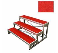 Elevadores corales portátiles para iglesia, resistentes y versátiles para escenarios al aire libre, escalones de canto de coro para aula, iglesia, soporte de escalera de podio