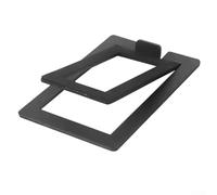 Elevadores de altavoces Home Studio con ángulo de escucha óptimo (negro-hueco)