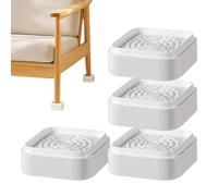 Elevadores de cama, 4 elevadores de muebles, altura apilable para camas, sofás, armarios, soportes cuadrados para sofá, mesa y silla y cama debajo del espacio de almacenamiento