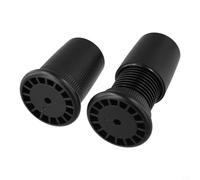 Elevadores de cama ajustables para muebles, 2 unidades para mesa, silla, sofá con diseño antideslizante estable para elevar muebles de altura de 76 a 125 mm (negro)