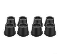 Elevadores de cama, juego de 4/6/8/9 piezas, almohadillas redondas para elevar muebles, soporte resistente de 1300 libras, estabilidad mejorada de goma, para camas, sofás, mesas y muebles del hogar (8
