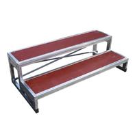 Elevadores de coro de 1/2/3 niveles, escalones escalonados para actuaciones/discursos, plataforma de pie de escalera de podio para escuelas