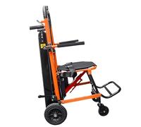 Elevadores de escaleras y sillas de ruedas de escalada para ancianos y adultos, carga segura de 120 kg, ruedas giratorias y asas de empuje, freno electromecánico para mayor movilidad y seguridad