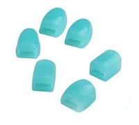 Elevadores de llave para saxofón, almohadillas para dedos, reposapulgares de silicona premium, cómodas almohadillas de amortiguación para saxofonistas, 6 unidades (Azul)