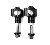 Elevadores de Manillar 28mm Riser 15mm Tourtecs MC1 Aluminio Negro