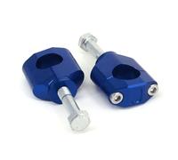 Elevadores De Manillar Abrazadera Montaje Elevadores Manillar Motocicleta CNC 1 1/8" 28 Mm para CRF450L para CRF250X para CRF450X Alzas Manillar(Blue)