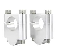 Elevadores de Manillar Compatible Con CB 125F 2015-2020 Para CB750 Para Hornet 2023-2024 Para NC700X 2011-2021 Abrazaderas Elevadoras De Manillar De 22 Mm(Silver,30mm)