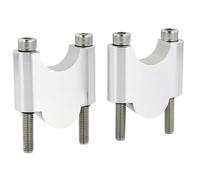 Elevadores de Manillar Compatible Con NC750X 2014-2024 Para Grom Para MSX125 2013-2025 Para St1100 1991-2002 22 Mm 7/8 "Elevadores De Manillar CNC Billet(Silver,30mm)