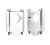Elevadores de Manillar Compatible Con Para KLR250 1984-2005 Para KLR650 1987-2024 Para KLX250S 2006-2021 Motocicleta 7/8 "0.866 In Fat Bar Elevadores De Manillar Abrazaderas De Montaje(Silver,30mm)