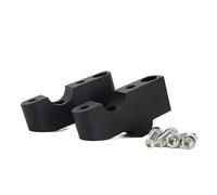 Elevadores de manillar Compatible Con Street Para Triple 765 765R 765RS Motocicleta Modificada Piezas CNC Elevador De Manillar 30MM Arrastre Manillar Abrazadera Extensible Adaptador(Black)