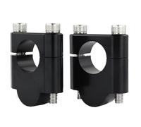 Elevadores de Manillar Compatible Con Suzuki Para DR 250 1982-1989 Para DR 350 1990-1998 Para DR 600 1988-1991 Abrazaderas Elevadoras De Manillar De Motocicleta De 7/8" 22 Mm(Black,30mm)