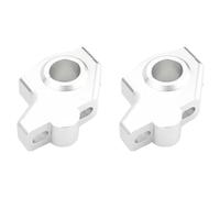 Elevadores de Manillar Compatible Con Suzuki Para DR 800 1989-1996 Para V-Strom 650 2004-2008 Elevadores De Manillar De 22 Mm 7/8 "Extensión De Montaje Desplazado Hacia Atrás Desplazado(Matte Silver)