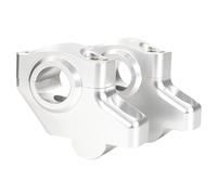 Elevadores de Manillar Compatible Con Suzuki Para DR 800 1989-1996 Para V-Strom 650 2004-2008 Elevadores De Manillar De 22 Mm 7/8 "Extensión De Montaje Desplazado Hacia Atrás Desplazado(Gloss Silver)