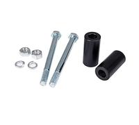 Elevadores de manillar de 2 pulgadas para Harley Davidson de 1 pulgada, espaciadores negros de motocicleta