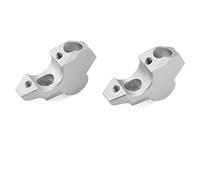 Elevadores de Manillar de Aluminio para Motocicleta, adaptadores de Altura para X-ADV750 2017-2018 Estable(Plata)