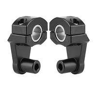 Elevadores de manillar de motocicleta, 2 uds 22 mm / 28 mm abrazadera de soporte elevador de manillar de motocicleta pivotante universal aluminio CNC