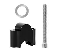 Elevadores de manillar de motocicleta - Abrazaderas de montaje universales, kit de extensión de aluminio | Soportes de actualización de absorción de golpes, elevadores de altura ajustable para moto de