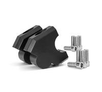 Elevadores de Manillar de Motocicleta Extensor de Abrazadera para Manillar Motocicleta Compatible con Honda CRF1100L Africa Twin Adventure Sports CRF 1100 L(Black no Logo)