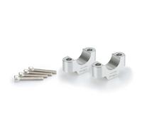 Elevadores de manillar Puig para BMW R1200 GS 17-18, color plata - 20308P