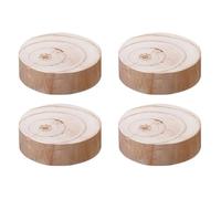 Elevadores de muebles de madera resistente, paquete de 4 elevadores de madera maciza para mesas y camas, altura ajustable de 3 a 20 cm (8 x 10 cm) para mayor estabilidad y apoyo