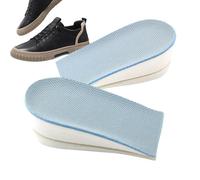 Elevadores de plantilla para zapatos, insertos de elevación de altura, almohadillas de amortiguación de talón de absorción de golpes, almohadilla de elevación de talón, cojín invisible para hombres y