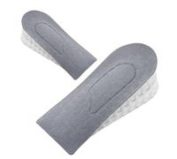 Elevadores de talón for zapatos: plantillas elevadoras ocultas y cómodas for hombres y mujeres: ajuste ceñido, soporte durante todo el día, plantillas for zapatos for aumentar la altura(Grey 3.5cm)