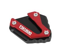 elevadores Goldwing 1800 GL F6B GL1800 2018-2023 CNC Placa De Extensión Soporte Lateral Pie Almohadilla Ampliadora(Red 2)