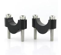 Elevadores Grasa Manillar Montaje Motocicleta para KX65 para KX80 para KX100 para KX250F para KX450X para KX85 Adaptador Elevador de Manillar(Black Riser 20mm)