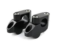Elevadores Manillar 7/8"22mm Elevadores Montaje Desplazados hacia Atrás para XL1000 V para Varadero NC700S NC700X para Grom MSX125 (Color : Negro)