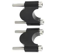 Elevadores manillar Compatible Con NC700X 2011-2021 Para NC750X 2014-2024 Para Grom Para MSX125 2013-2025 22 Mm 7/8" Manillar Elevadores De Montaje De Elevador De Grasa Para Motocicleta(Black,30mm)