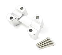 Elevadores Manillar Elevadores De Manillar De Motocicleta Para Ducati Monster 659 696 795 1100 2009-2016 Abrazadera Elevación Montaje Espaciador Elevador Manillar 1,5" Manillar Elevación(Plata)