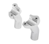 Elevadores Manillar Elevadores Manillar 3,5 Pulgadas Alto Con Retroceso Para Softail Para Dyna Para Sportster Para Touring Aluminio Con Retroceso Recto Elevador Manillar(Cromo)