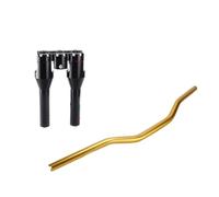 Elevadores Manillar Elevadores Manillar Motocicleta 28 Mm Para Softail Low Rider S ST Para Street Bob Fat Bob Para Breakout Fat Boy FXDRS 2018 En Adelante Elevador Manillar(6 inch Black Gold)