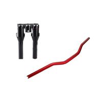 Elevadores Manillar Elevadores Manillar Motocicleta 28 Mm Para Softail Low Rider S ST Para Street Bob Fat Bob Para Breakout Fat Boy FXDRS 2018 En Adelante Elevador Manillar(6 inch Black Red)