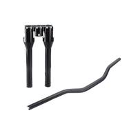 Elevadores Manillar Elevadores Manillar Motocicleta 28 Mm Para Softail Low Rider S ST Para Street Bob Fat Bob Para Breakout Fat Boy FXDRS 2018 En Adelante Elevador Manillar(10 inch Black Black)