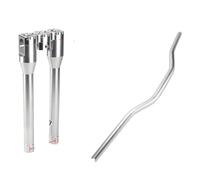 Elevadores Manillar Elevadores Manillar Motocicleta 28 Mm Para Softail Low Rider S ST Para Street Bob Fat Bob Para Breakout Fat Boy FXDRS 2018 En Adelante Elevador Manillar(12inch Silver Silver)