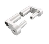 Elevadores Manillar Kit De Elevador De Manillar De Aluminio CNC Negro Plateado 1.625 '' Compatible con BMW para R1200RT R1250RT R 1200 RT R1250 RT 2020 2019 2018 2017 2016 2015 2014 (Color : 2)