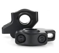 Elevadores Manillar Kit para Bandit para GSF250 para GSF400 para GSF600 para GSF650 para GSF750 para GSF1200 Elevadores Barra Mango Extendidos hacia Atrás Elevados(Matte Black)
