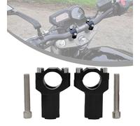Elevadores Manillar Moto 28 mm,Abrazaderas de Manillar Abrazaderas de Montaje de Elevador CNC para 125-530 SX SX-F EXC XCW XCFW EXCF adventure 890R 2022-Negro