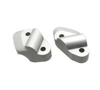 Elevadores Manillar moto Compatible Con Ducati Para Multistrada 950 1200 S 2017 2018 2019 2020 2021 2022 2023 Soporte De Abrazadera De Barra Elevadora De Aumento De Manillar De Motocicleta(Silver)