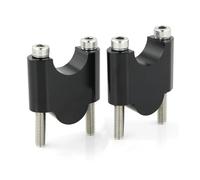 Elevadores Manillar Moto Para Multistrada 1100 Para Scrambler 800 28 mm 1 1/8 "Mango Bar Fat Bar Mount Riser Elevadores manillar(Black Riser 40mm)