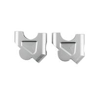 Elevadores Manillar Moto Para R1200GS Para R1250GS Para ADV LC 2013-2022 Abrazadera elevadora manillar motocicleta 32MM adaptadores extensión hacia arriba y hacia atrás con perno(Silver)